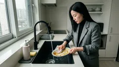 배수구 물기 제거 네트, 설거지부터 수전 청소까지 다용도 활용법 5가지