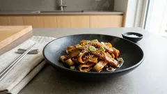 간표를 바삭하게 구워 데리야키로 코팅하는 이색 밥반찬